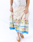 Mila Floral Midi Skirt