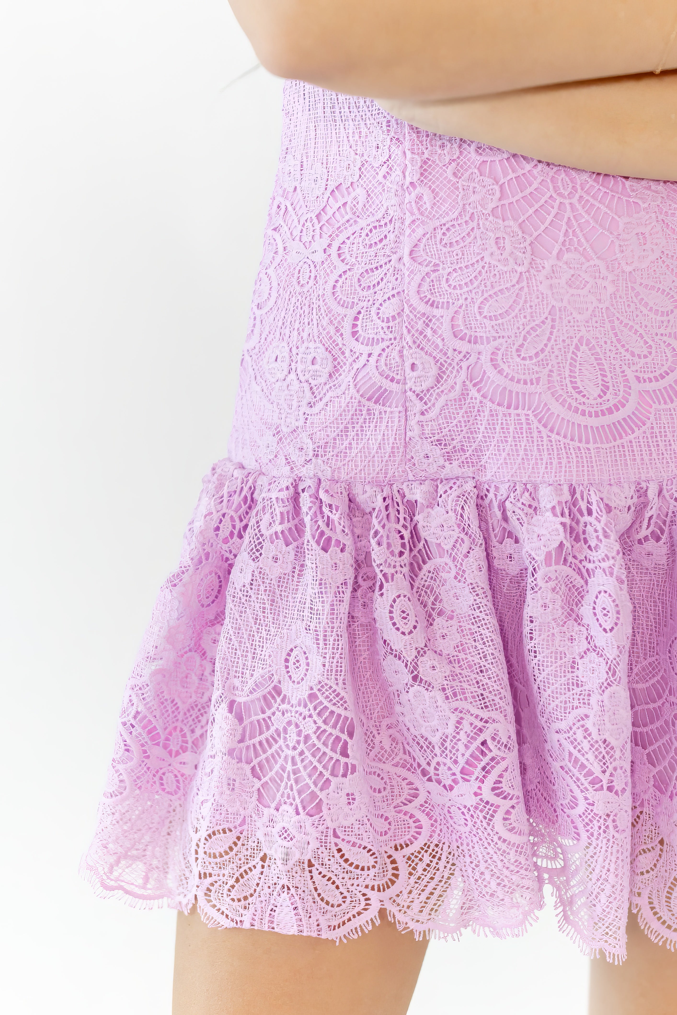 Sophie Lined Lace Mini Dress