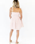 Georgie Polka Dot Dress · White