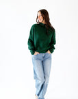 Soliel Ribbed Mock Neck Sweater