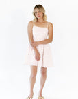 Georgie Polka Dot Dress · White