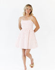 Georgie Polka Dot Dress · White