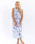 Aster Floral Midi Dress