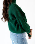 Soliel Ribbed Mock Neck Sweater