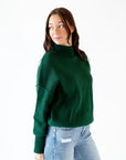 Soliel Ribbed Mock Neck Sweater