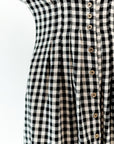Nyx Pleated Gingham Dress
