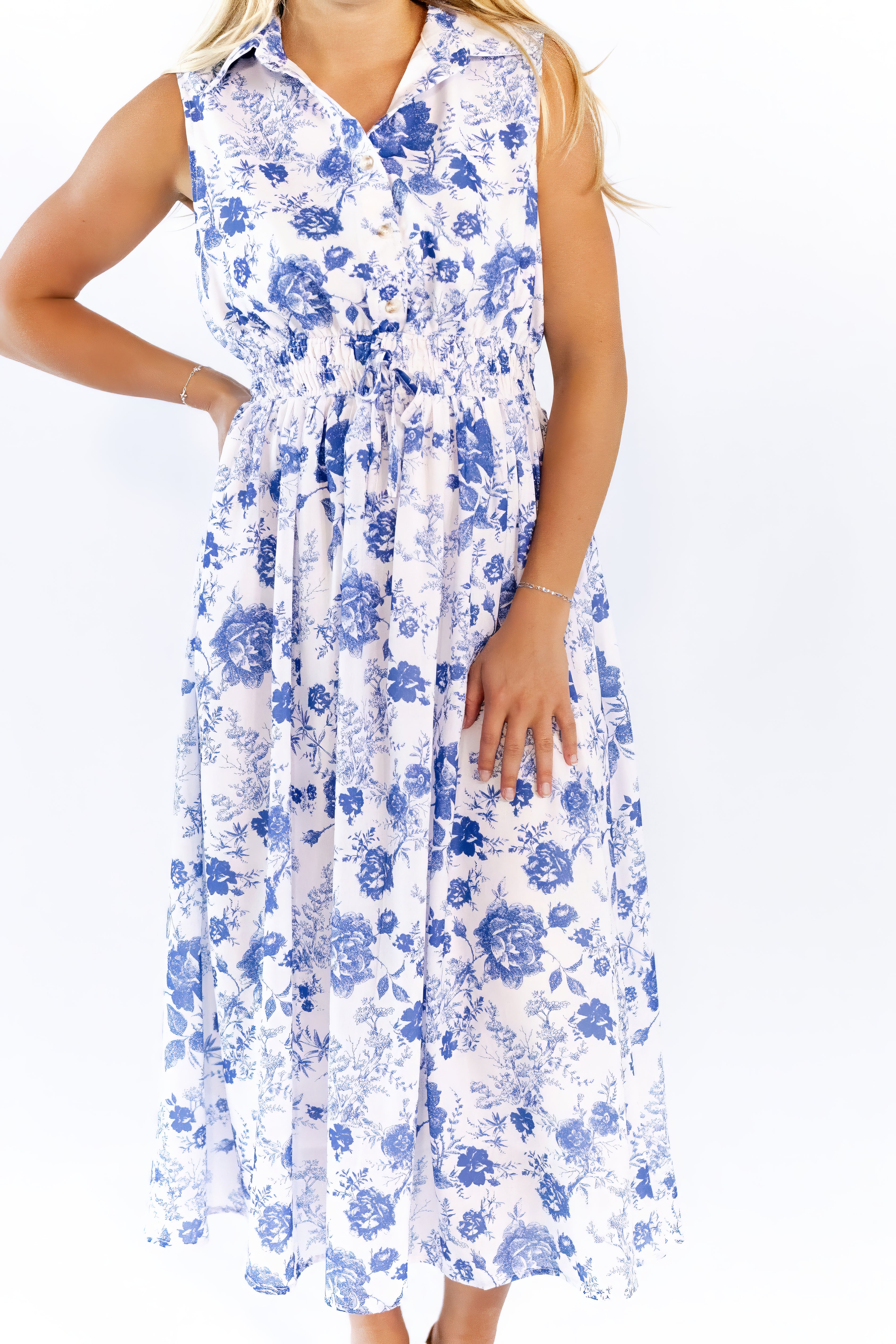 Aster Floral Midi Dress