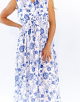 Aster Floral Midi Dress