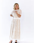 Angelica Lace Midi Dress