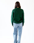 Soliel Ribbed Mock Neck Sweater