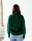 Soliel Ribbed Mock Neck Sweater