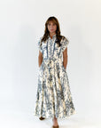Brink Border Print Midi Dress