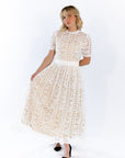 Angelica Lace Midi Dress