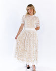 Angelica Lace Midi Dress