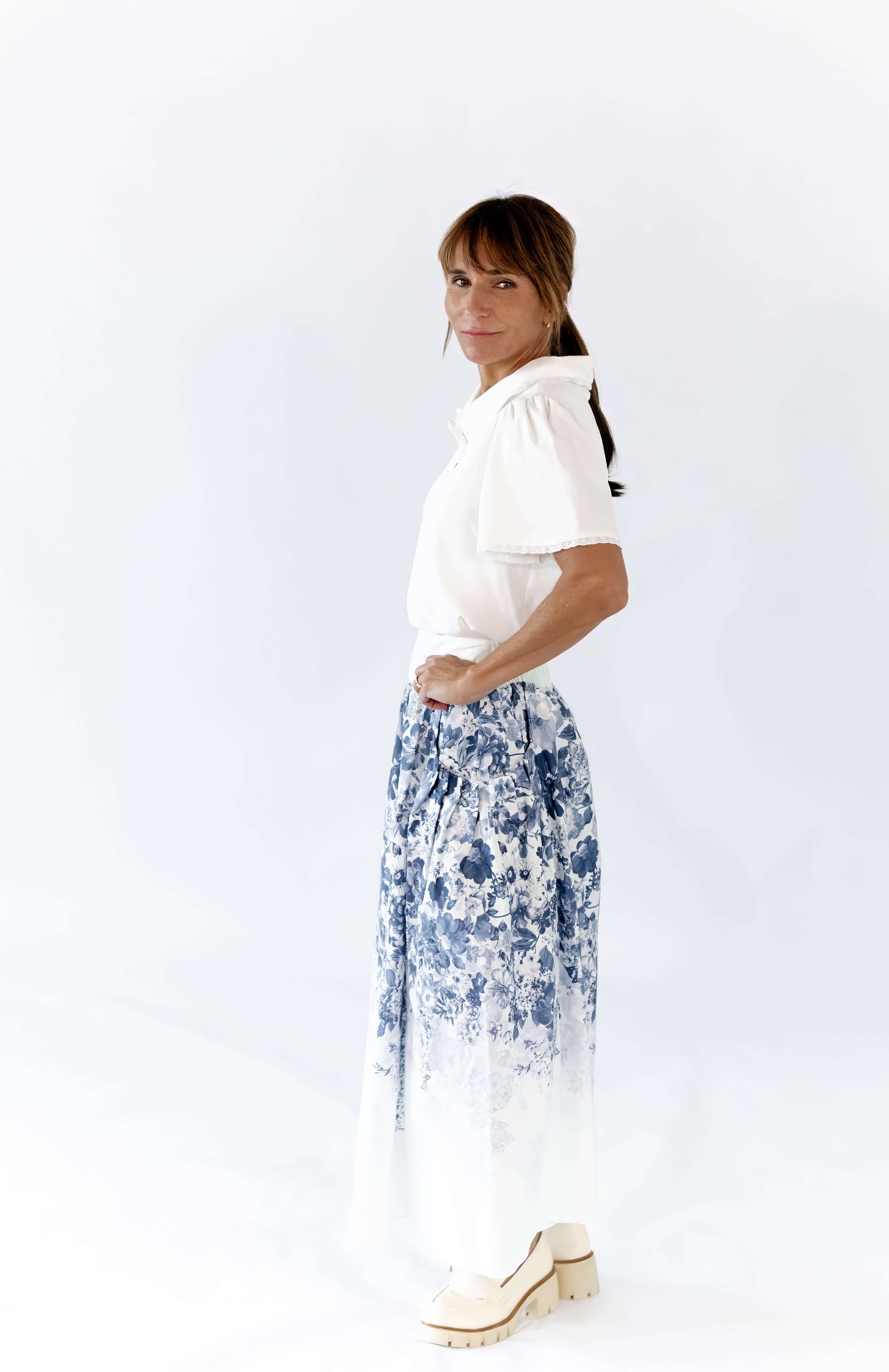 Estie Collared Polo · White