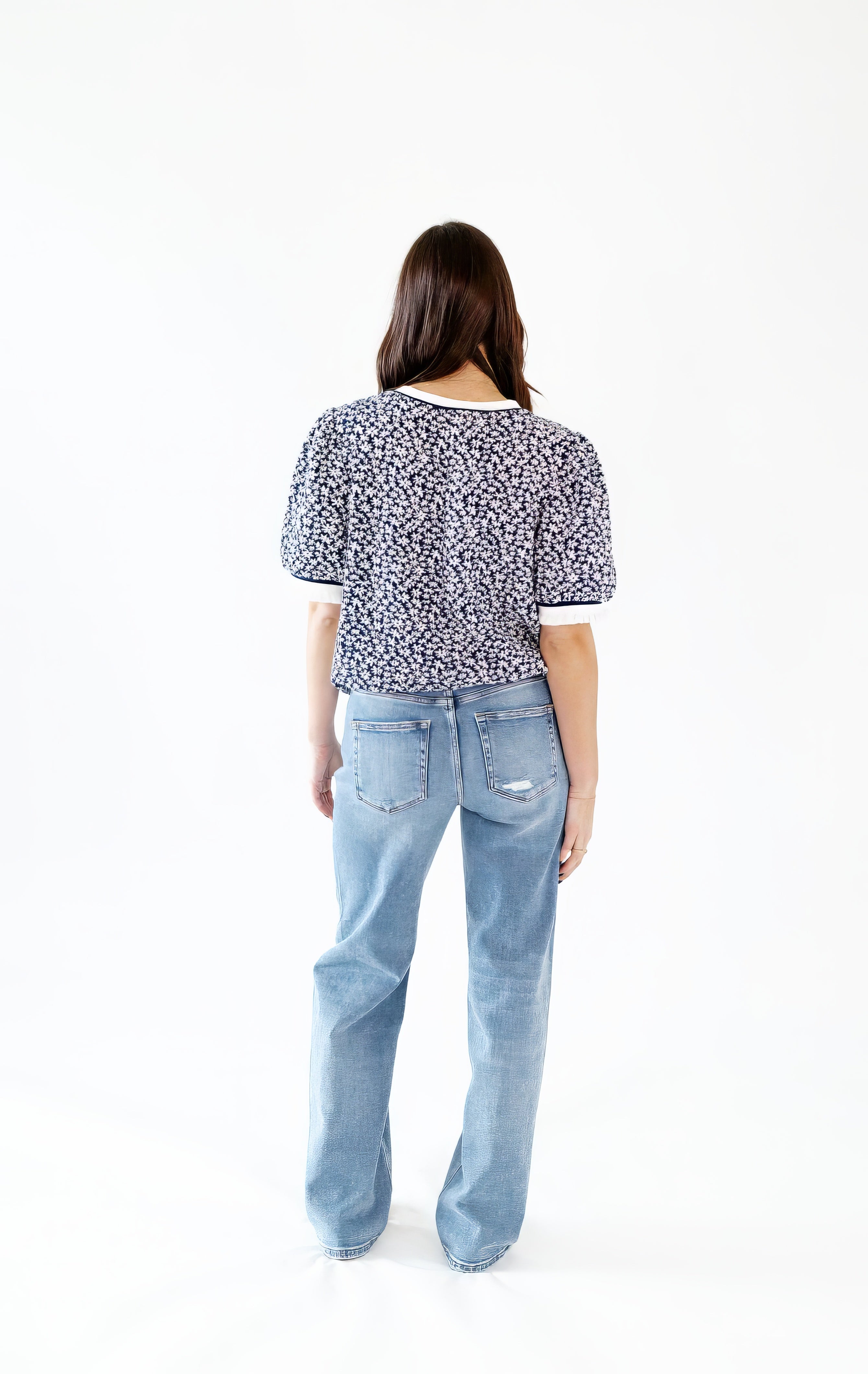 Lorainne Jacquard Top