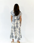 Brink Border Print Midi Dress