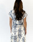 Brink Border Print Midi Dress