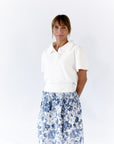 Estie Collared Polo · White