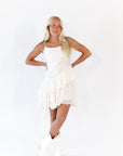 Eliza Asymmetrical Hem Dress