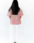 Bardot Boxy Striped Tee