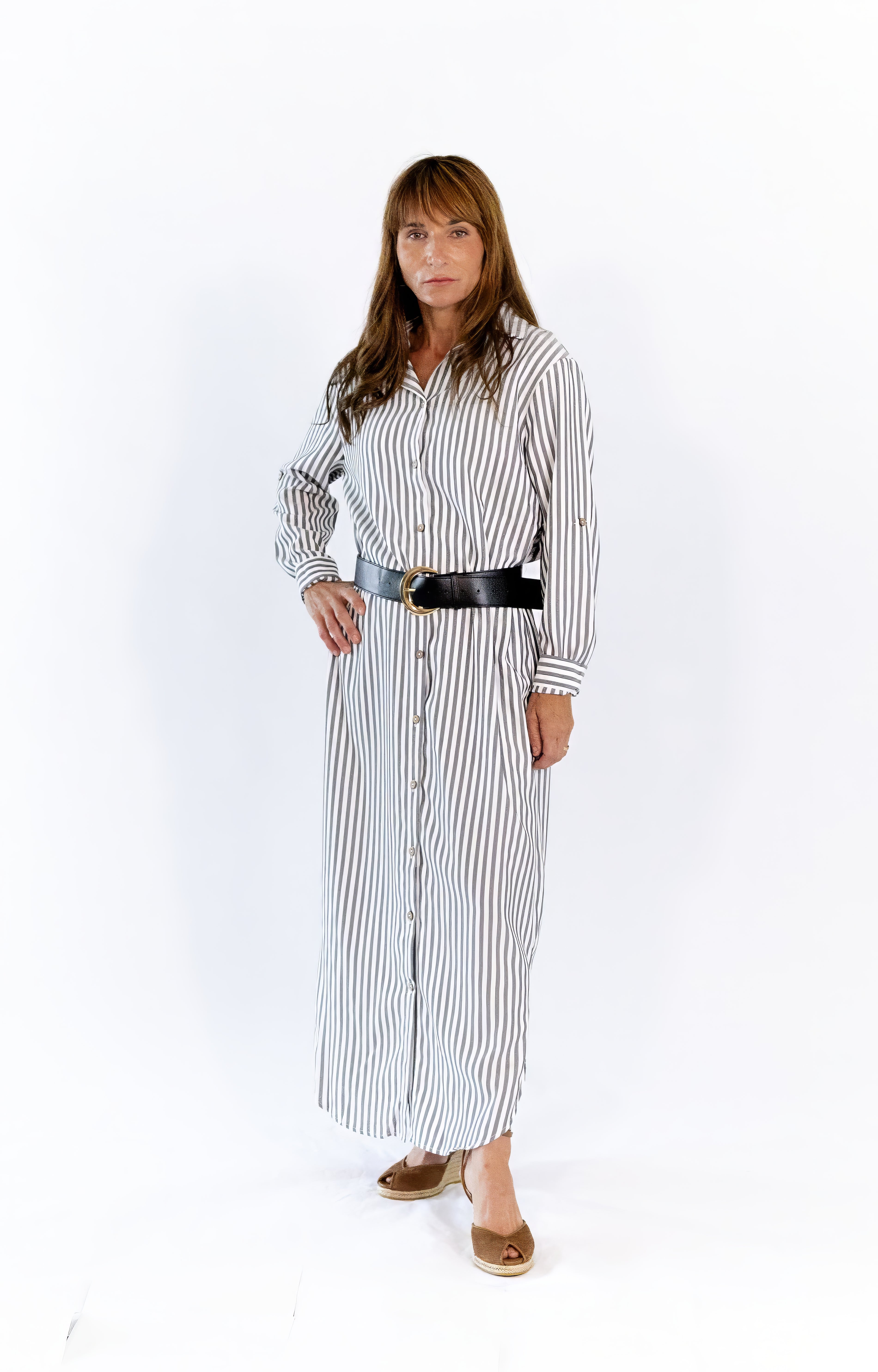 Dillon Striped Maxi Dress