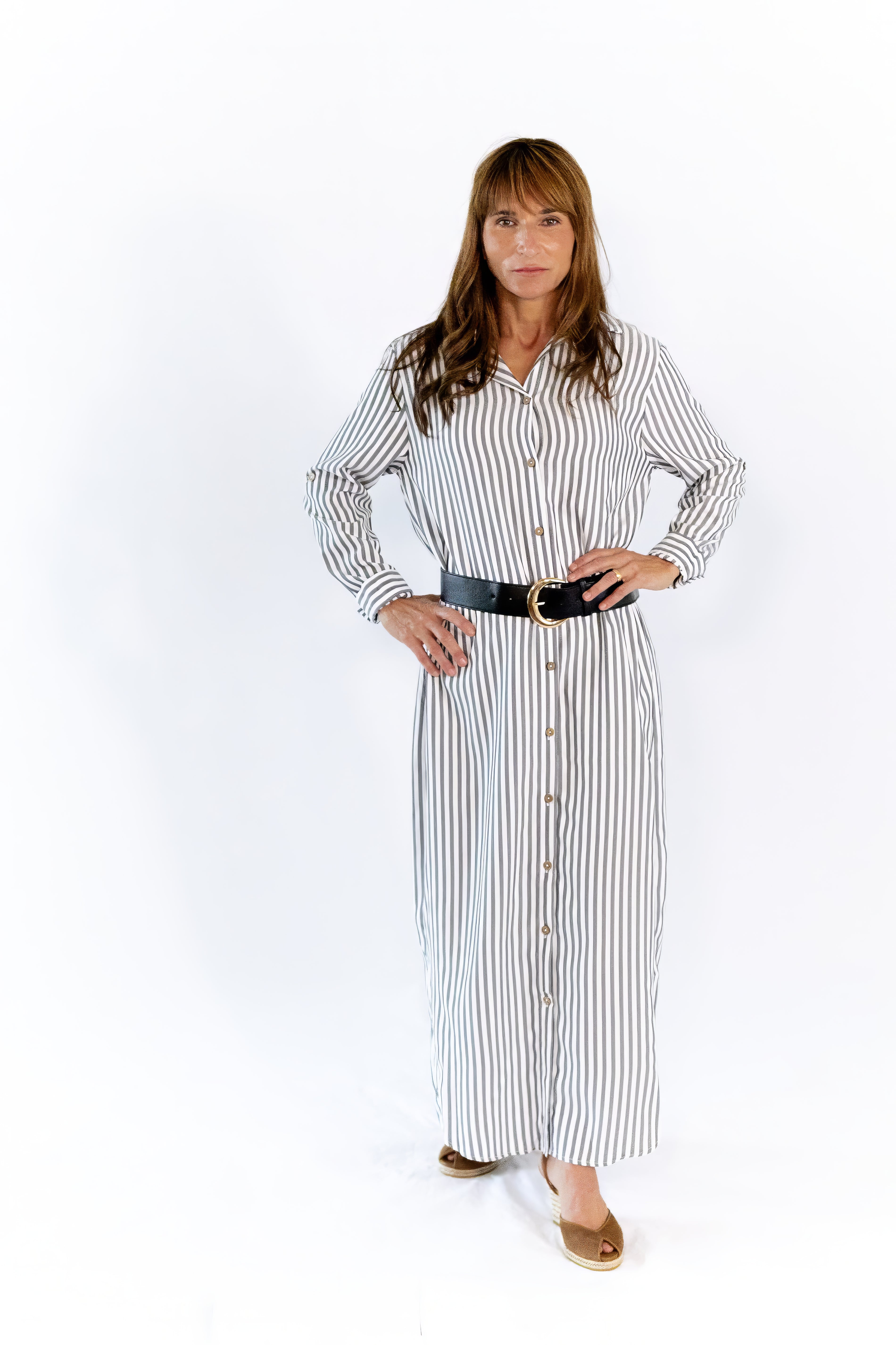 Dillon Striped Maxi Dress