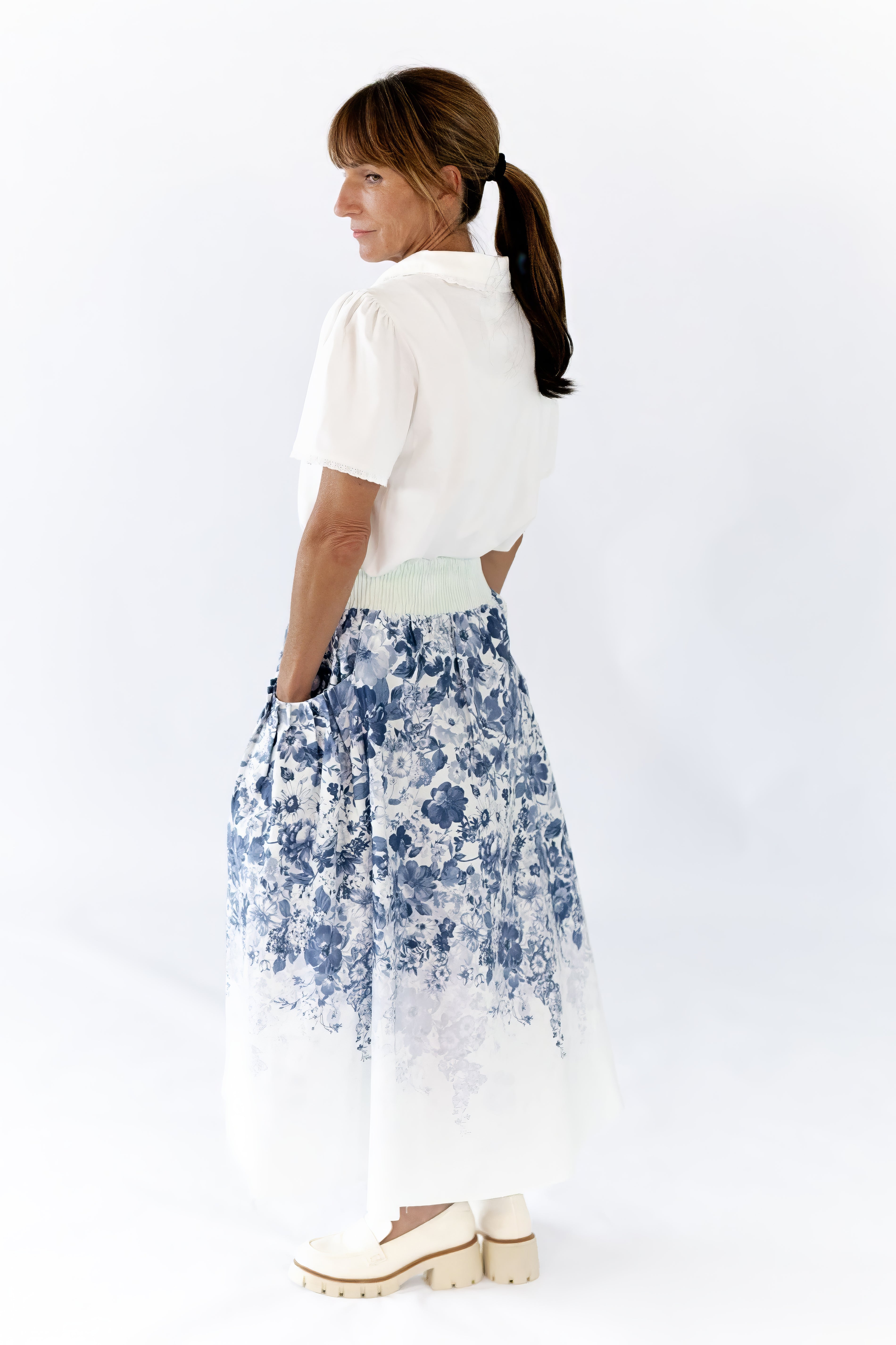Estie Collared Polo · White
