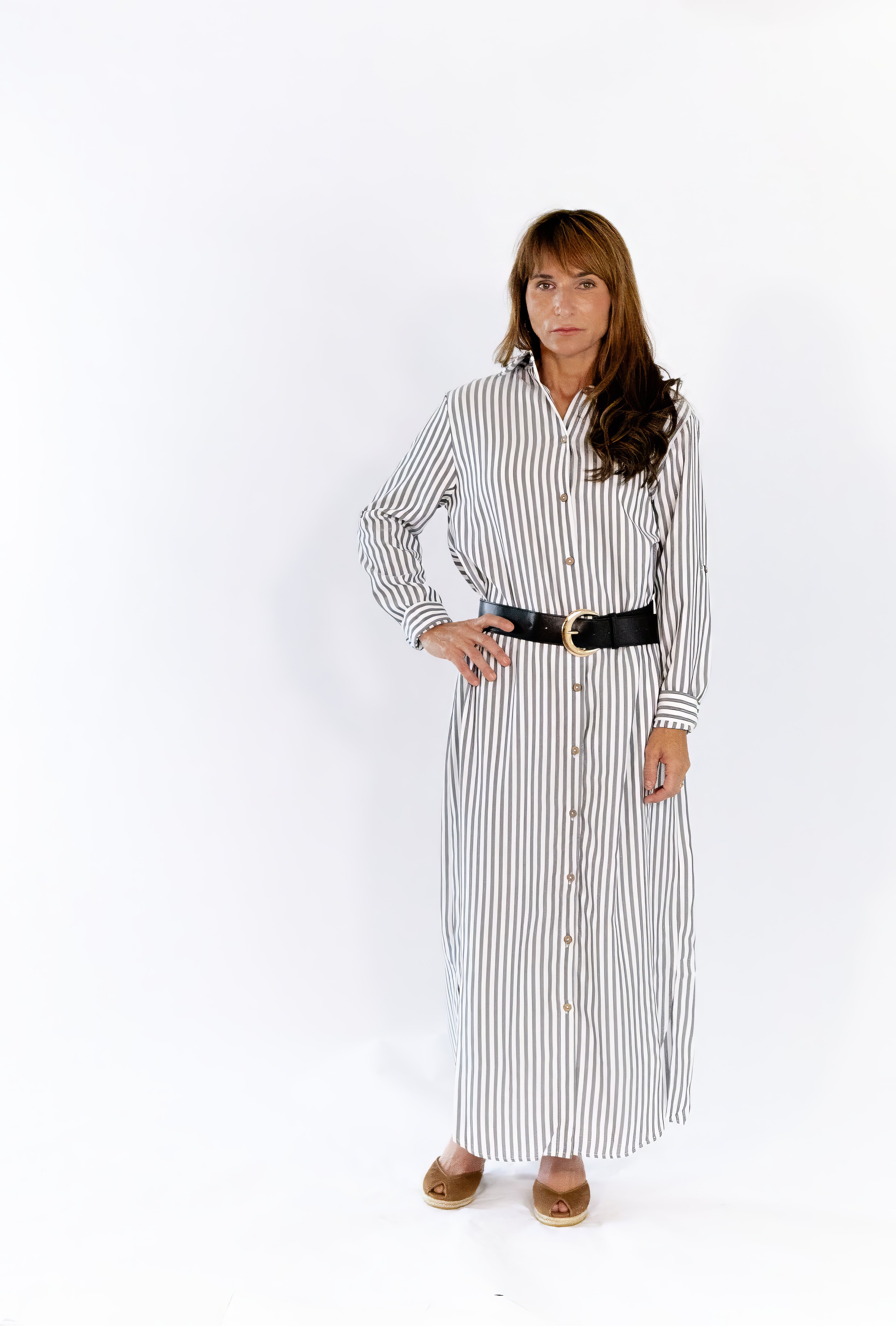 Dillon Striped Maxi Dress