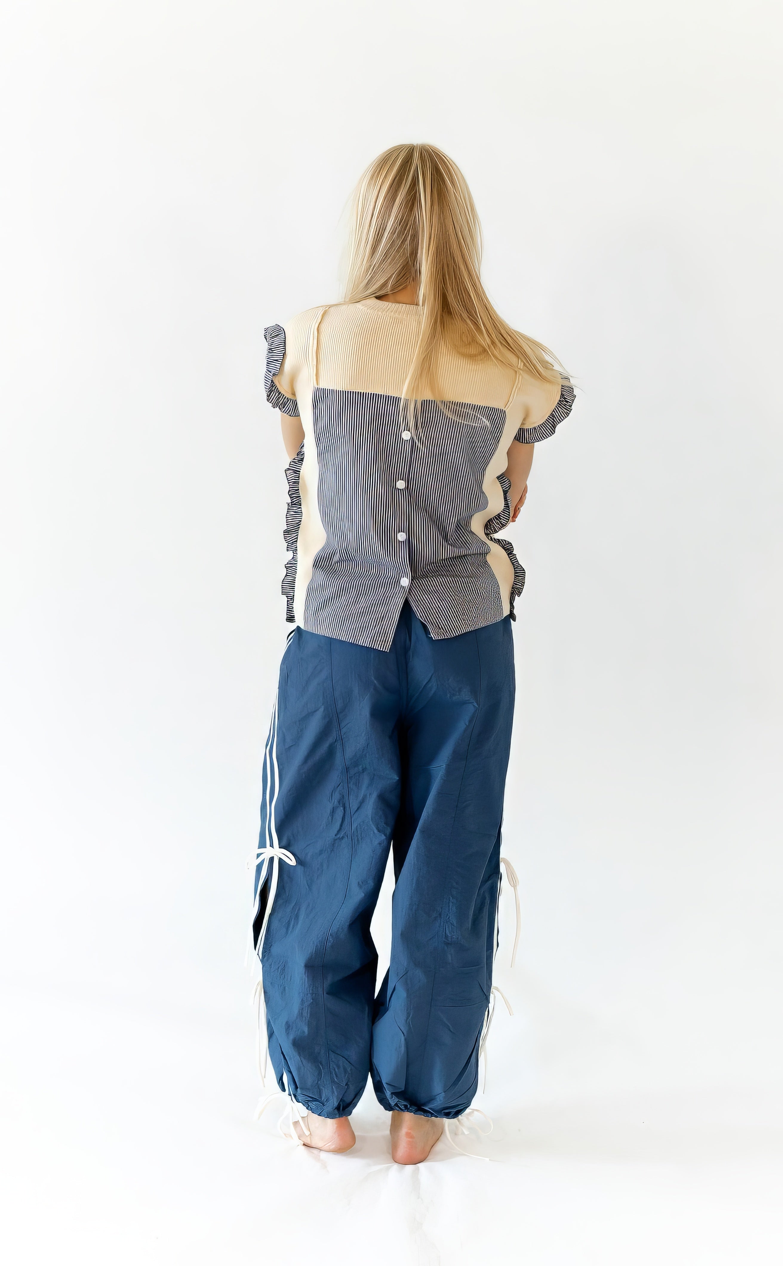 Starla Button Back Top