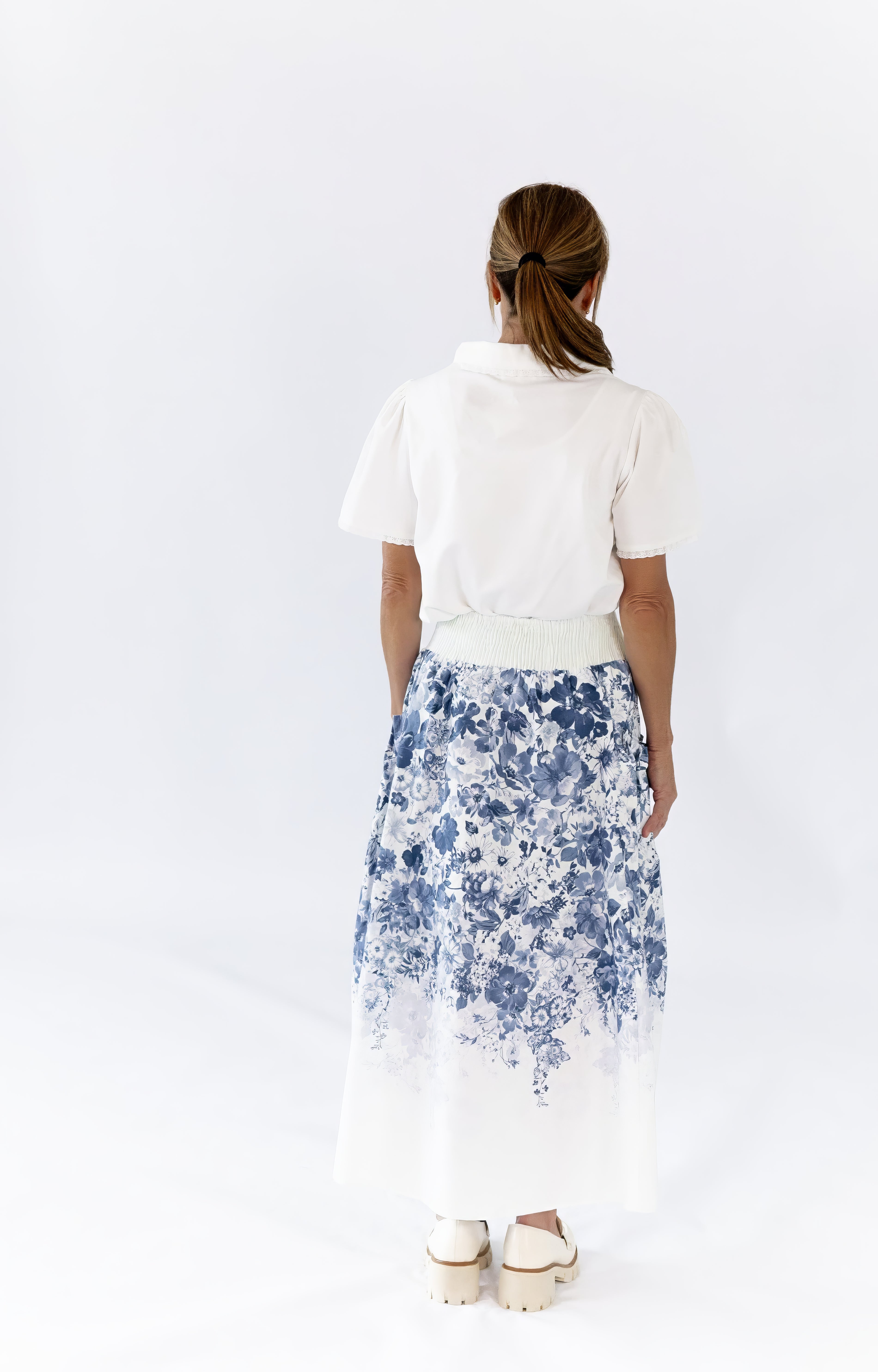 Samantha Floral Midi Skirt