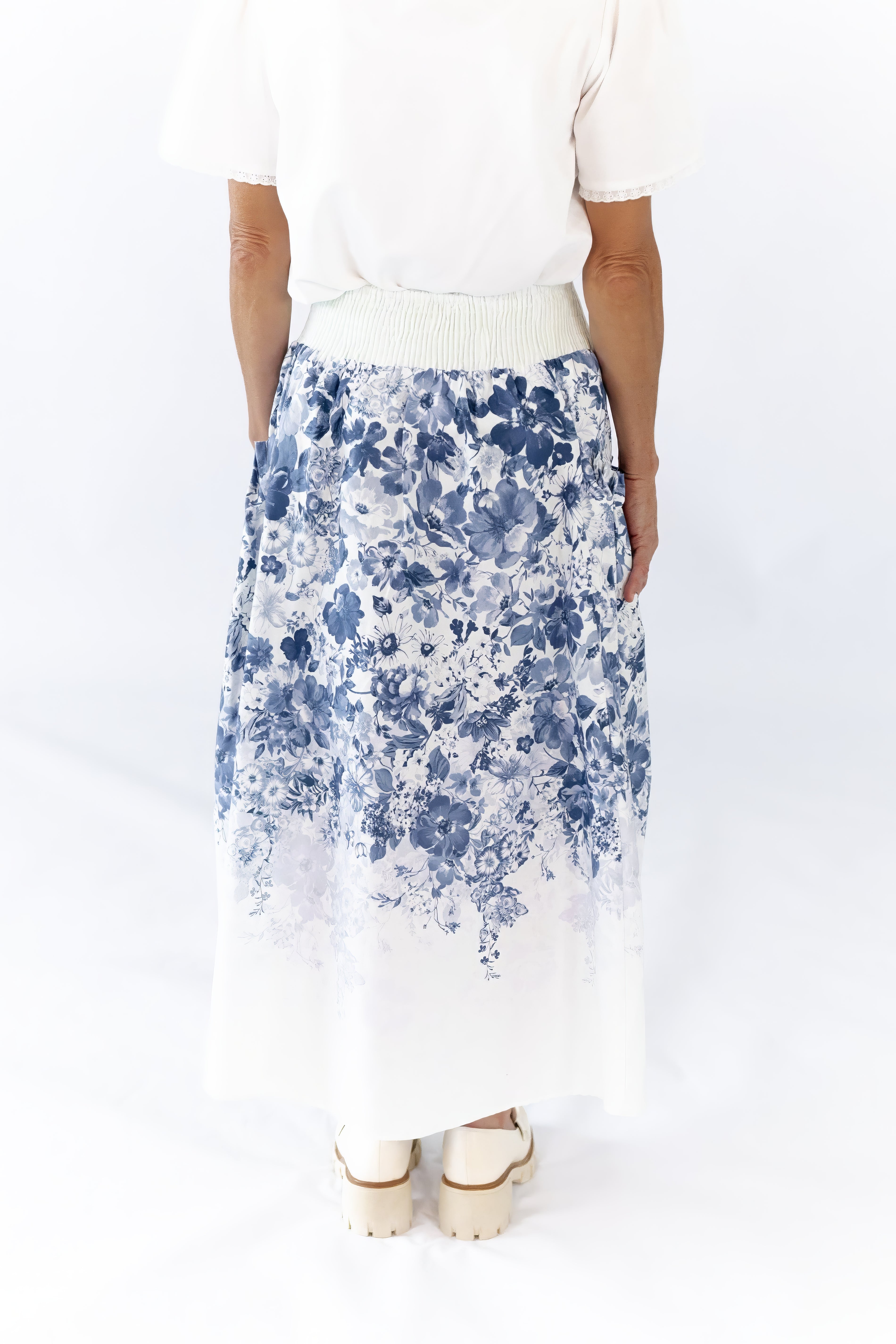Samantha Floral Midi Skirt
