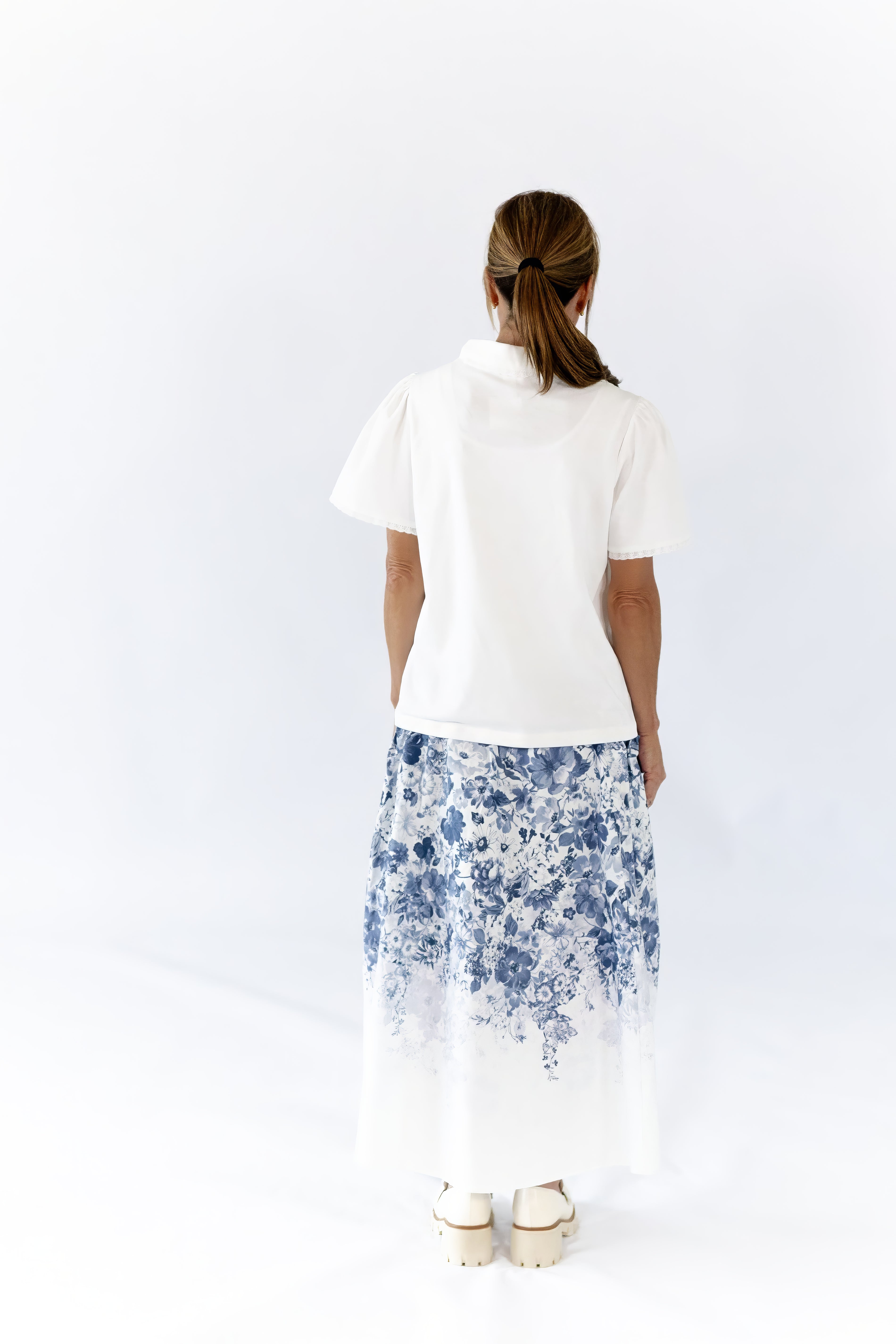 Estie Collared Polo · White