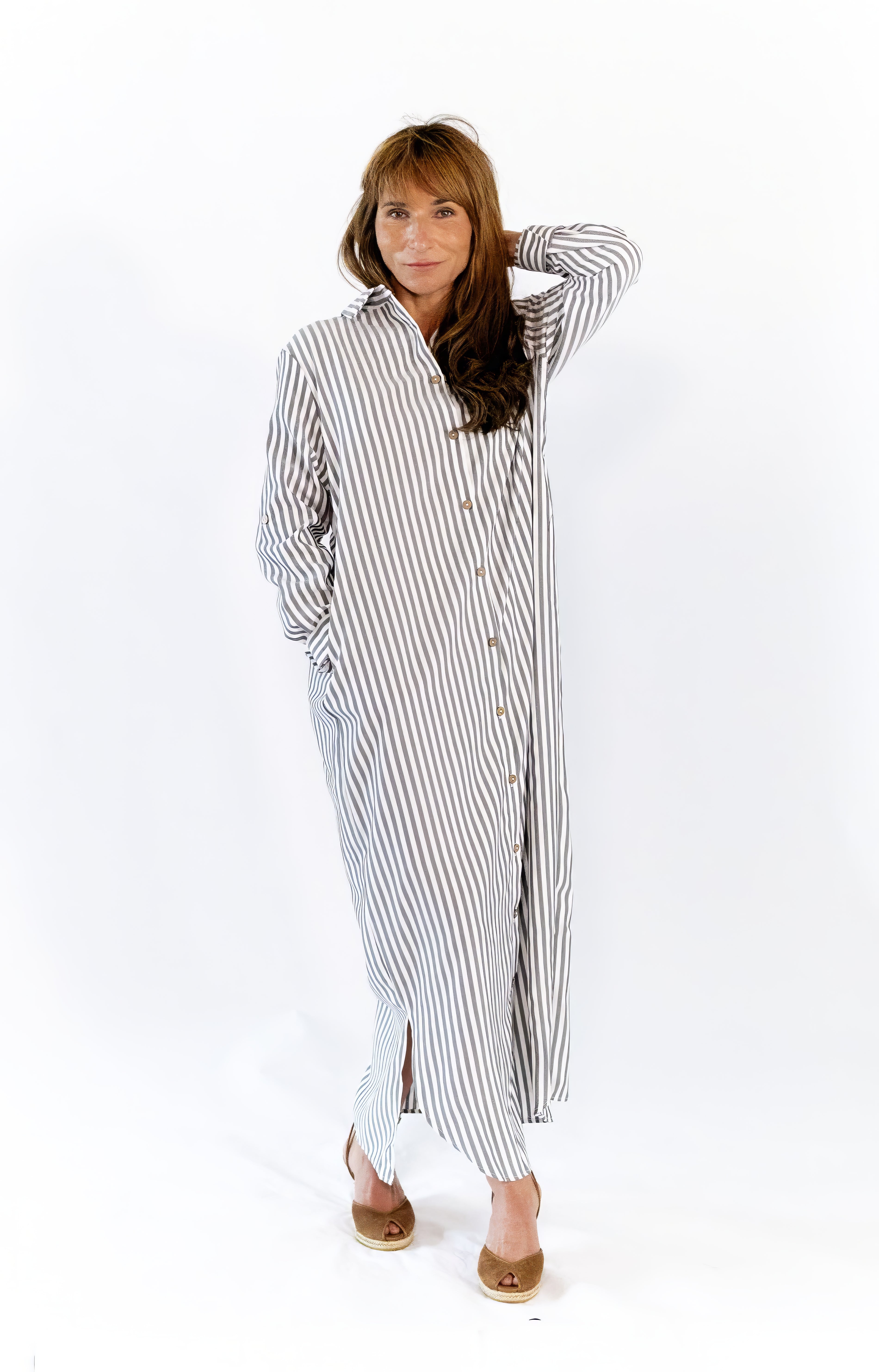 Dillon Striped Maxi Dress