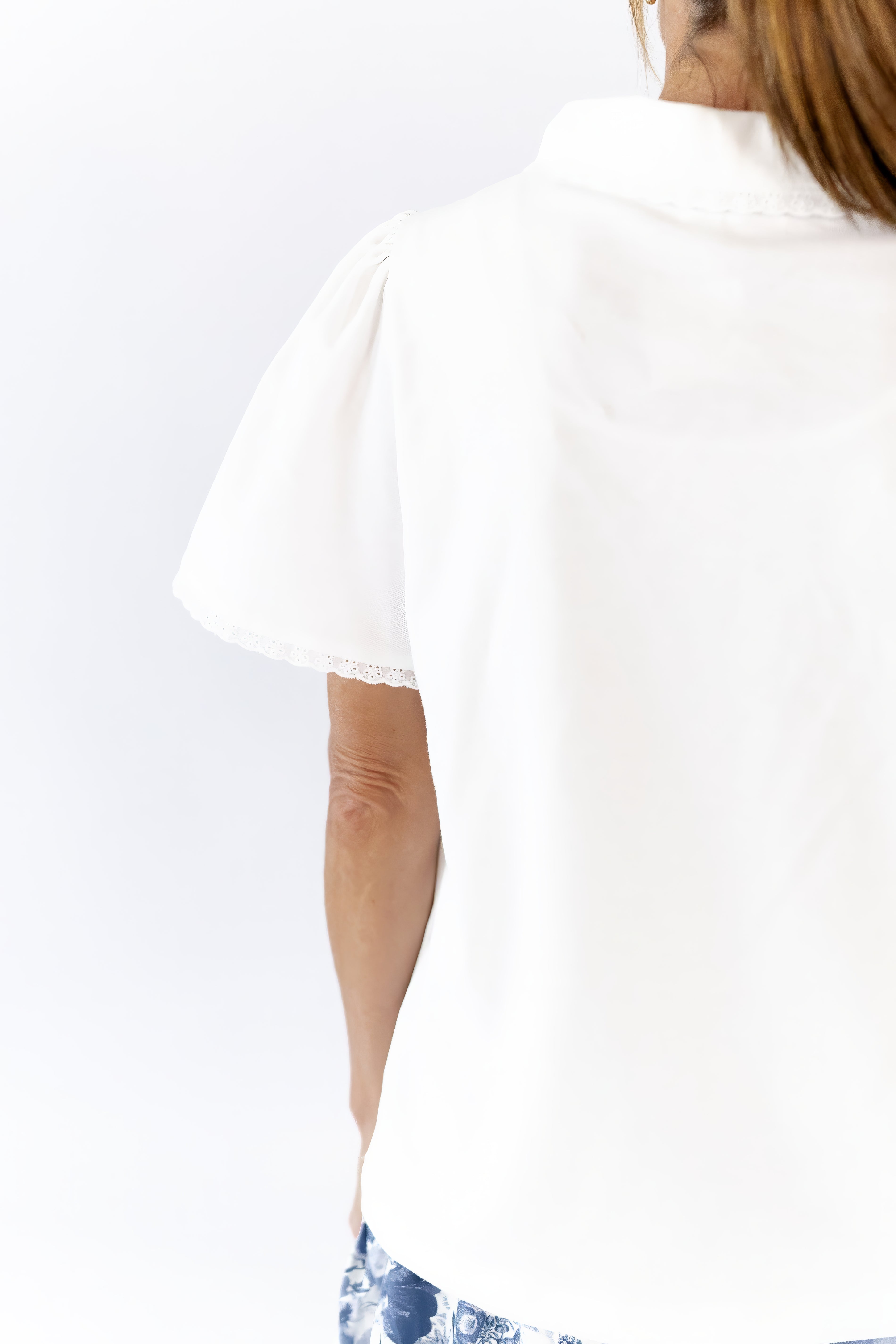 Estie Collared Polo · White