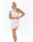 Rowen Floral Print Mini Dress