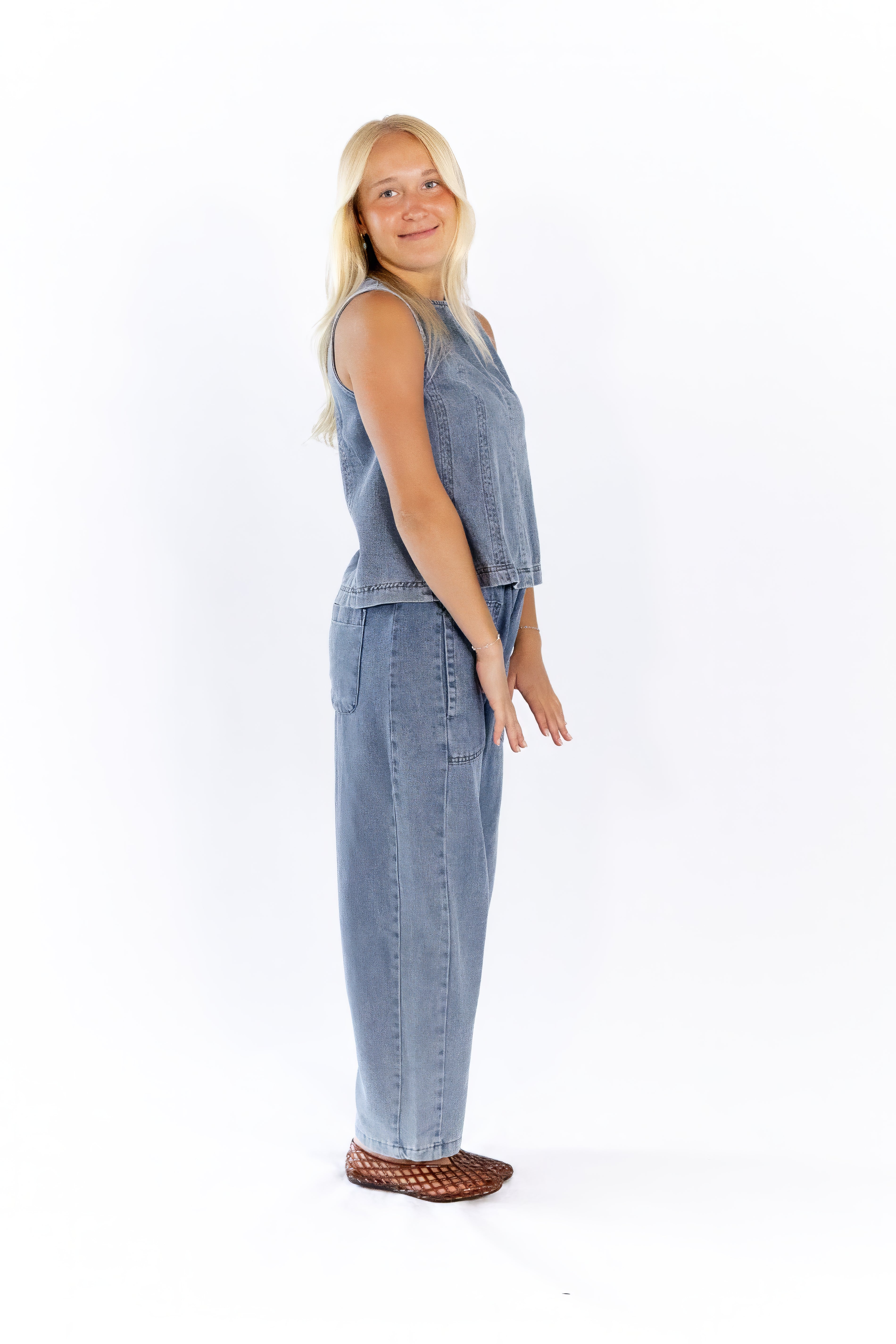 Saddler Denim Top