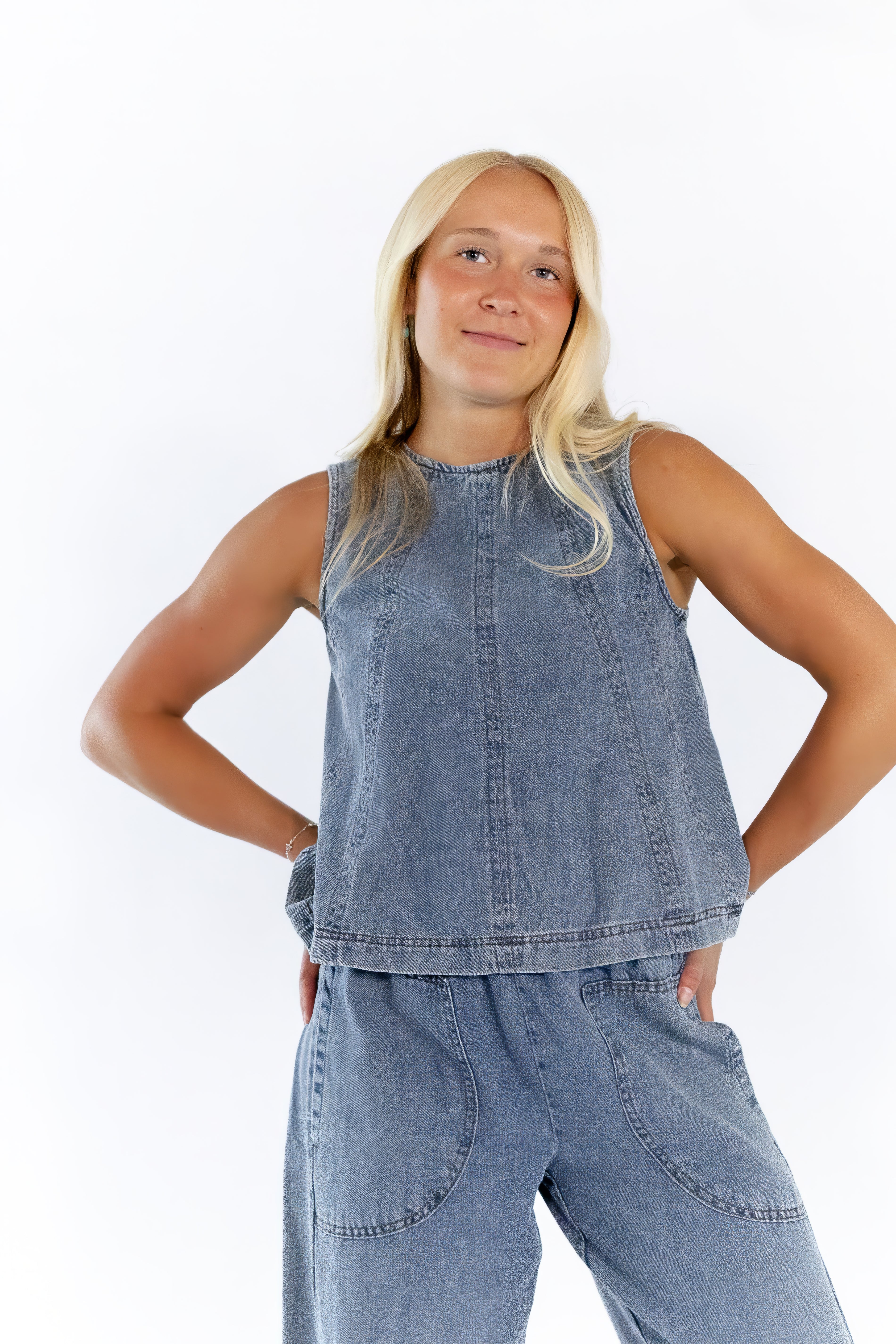 Saddler Denim Top