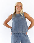 Saddler Denim Top