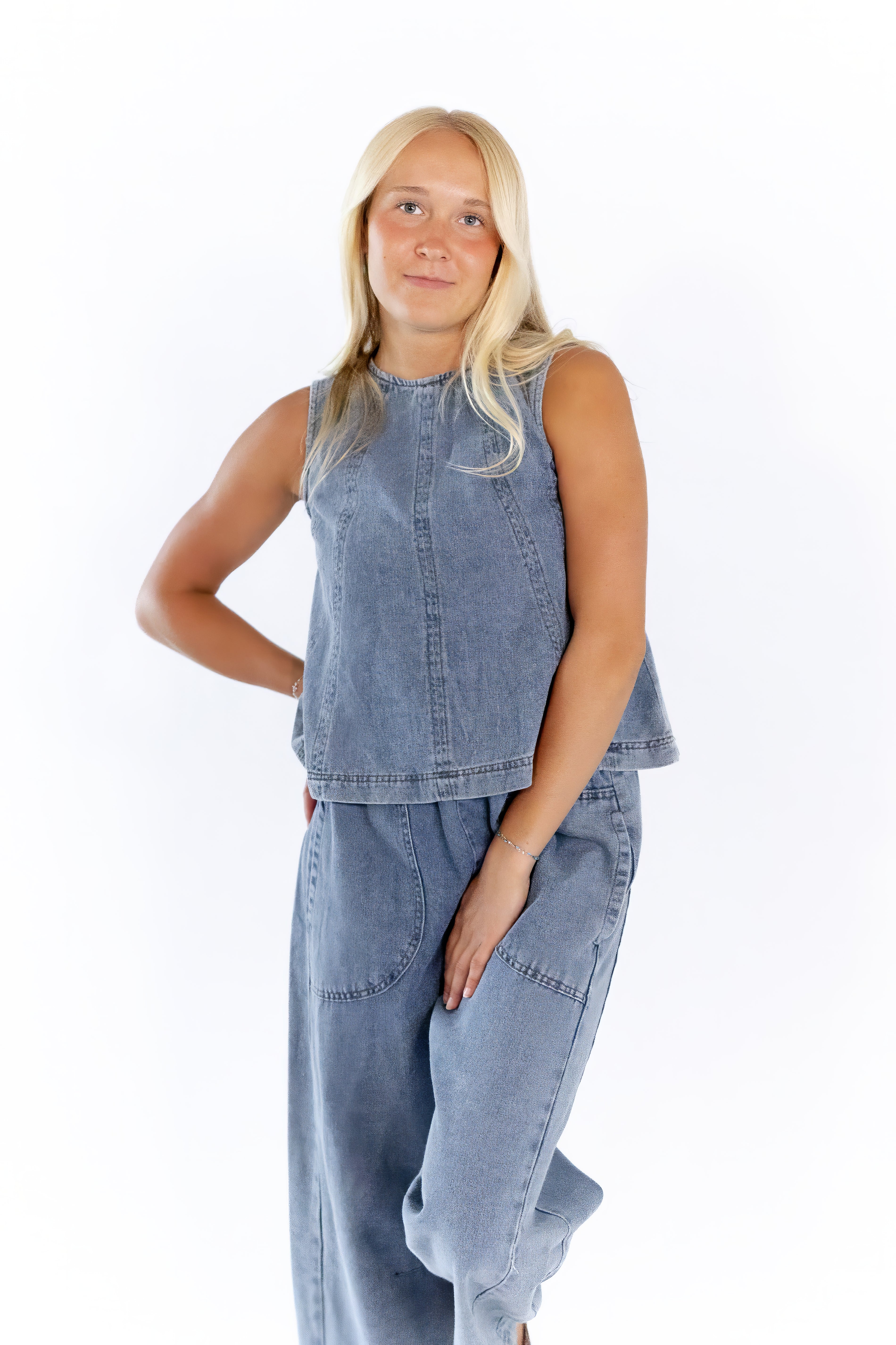 Saddler Denim Top