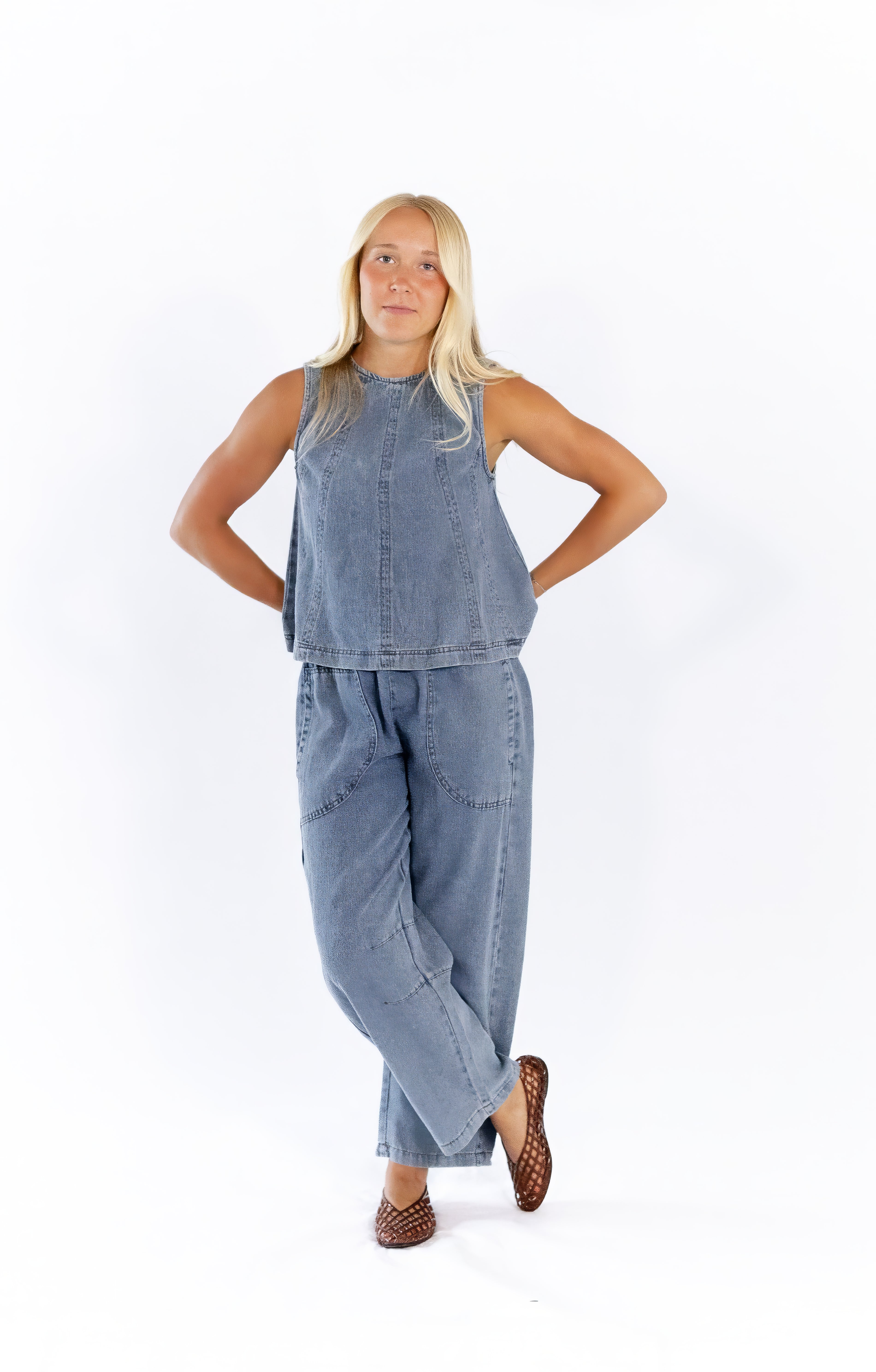 Saddler Denim Pants