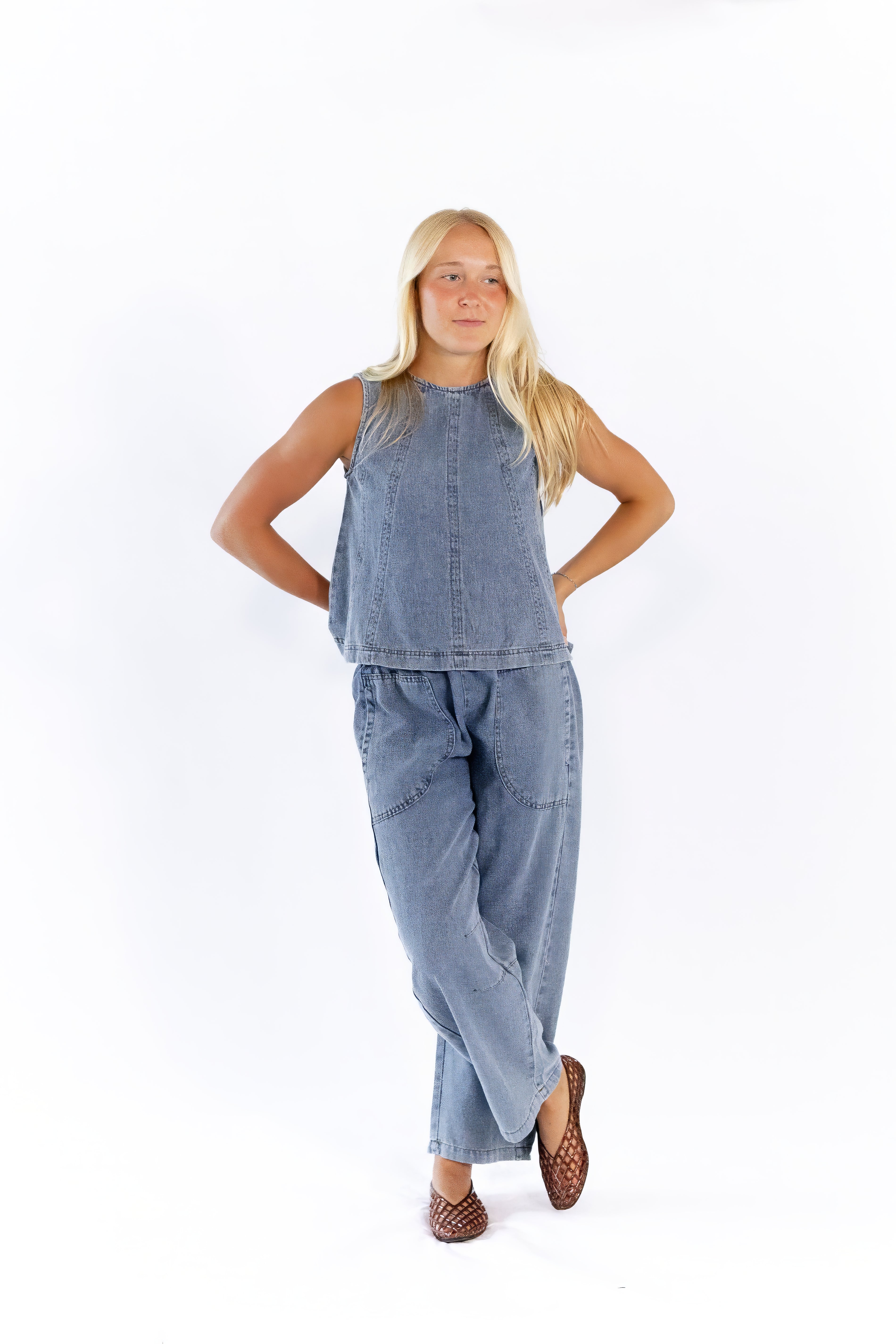 Saddler Denim Top