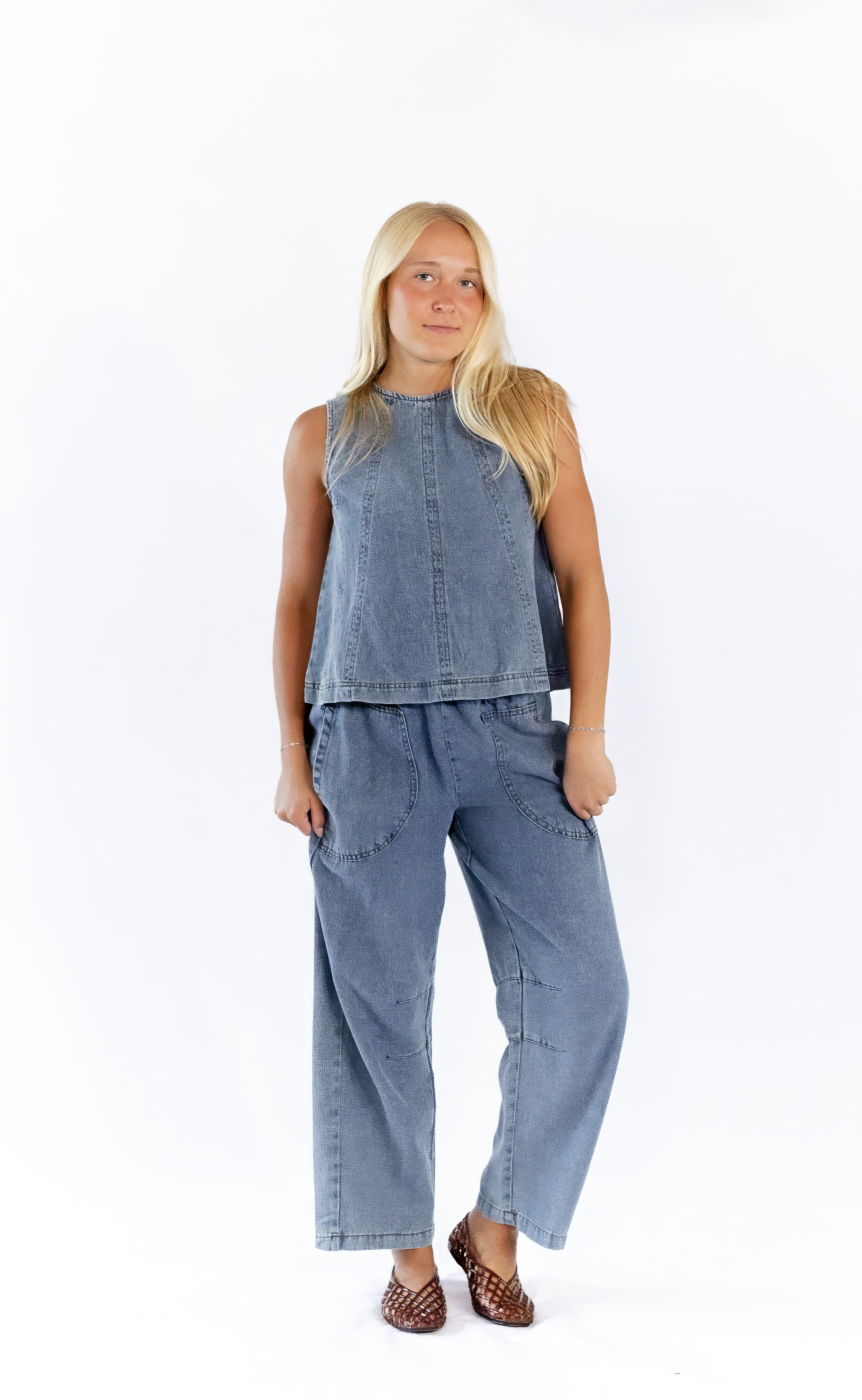Saddler Denim Pants