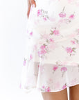 Rowen Floral Print Mini Dress