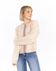 Hadley Plaid Seam Cardigan