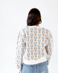 Nox Floral Button Down Sweater