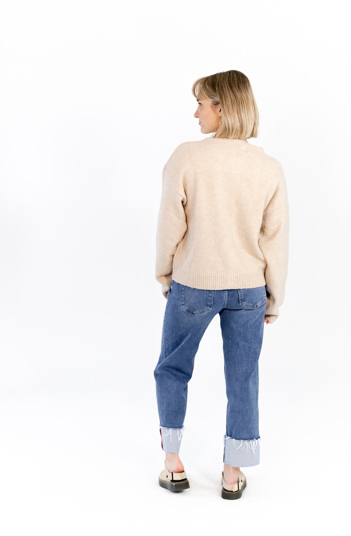 Hadley Plaid Seam Cardigan