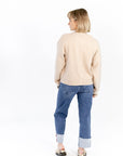 Hadley Plaid Seam Cardigan