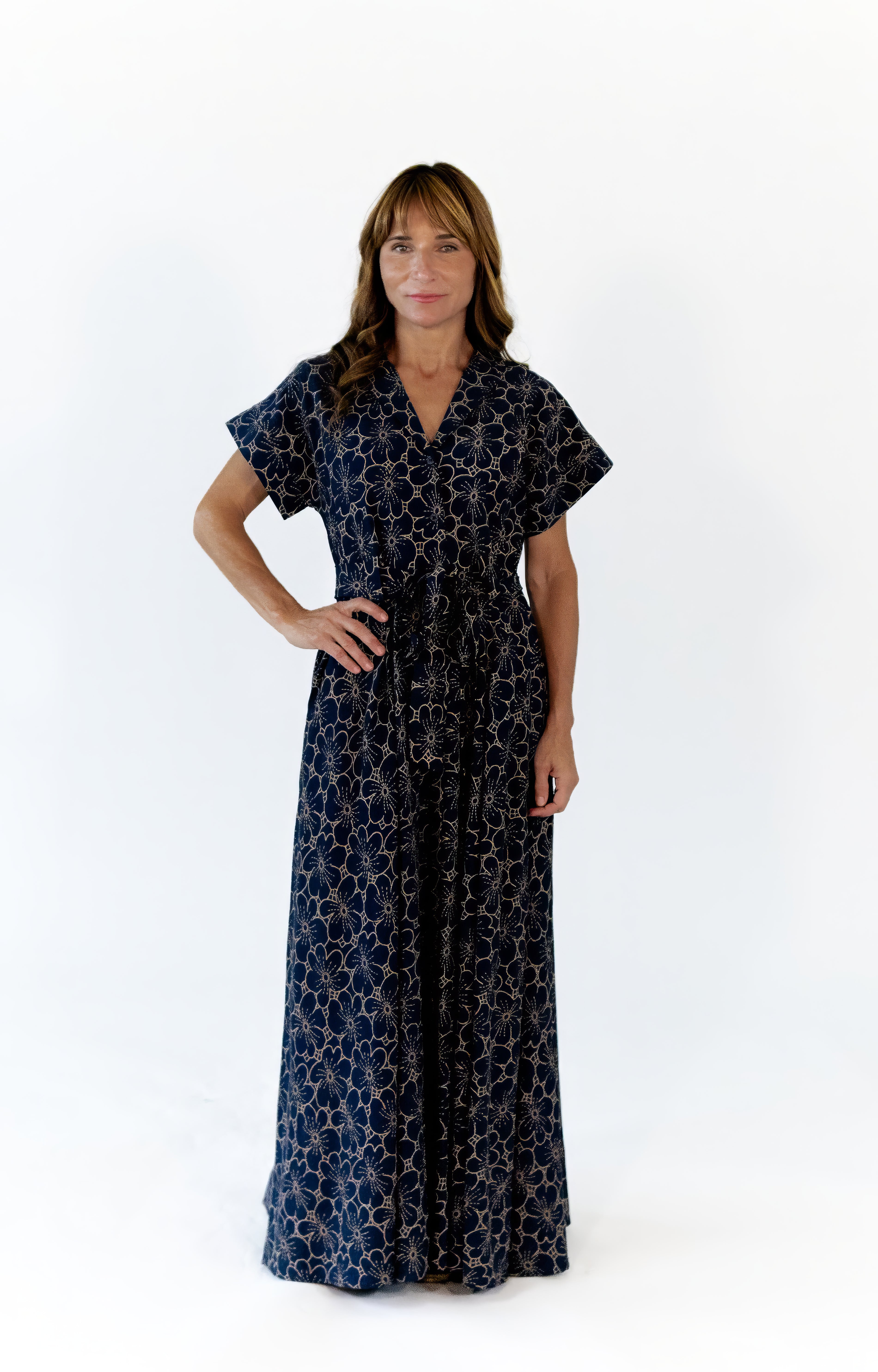 Simone Floral Maxi Dress