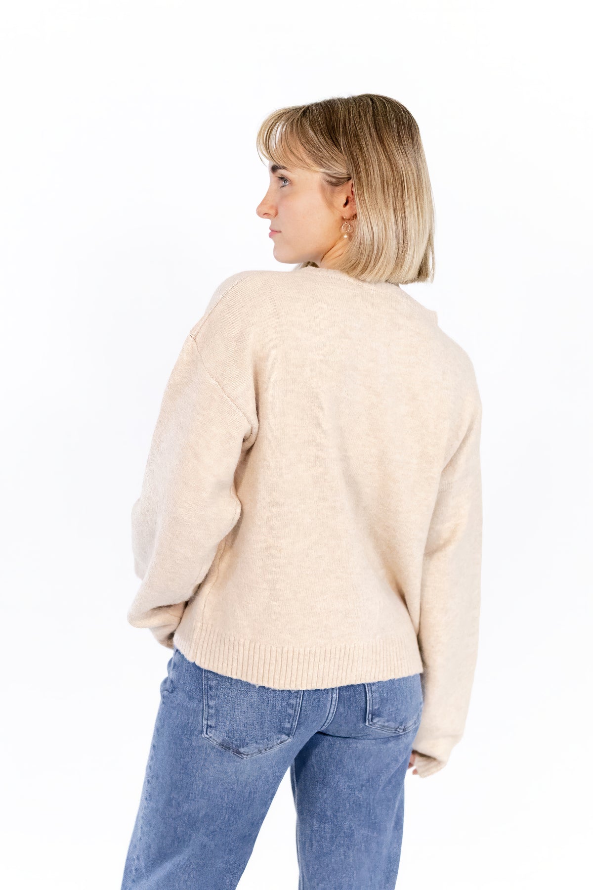 Hadley Plaid Seam Cardigan